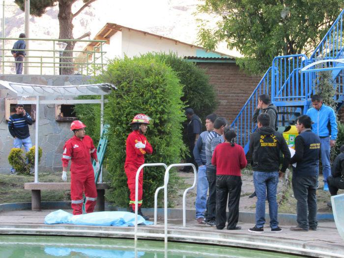 Niño muere en piscina turística de Huancavelica