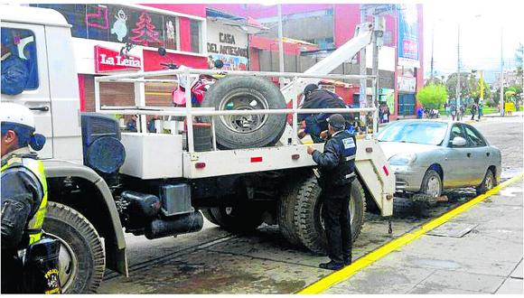 ​Prohiben estacionarse en Paseo la Breña y pronto Huancavelica será zona rígida 