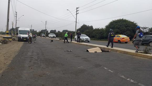 Mujer muere atropellada en la carretera a Huanchaco