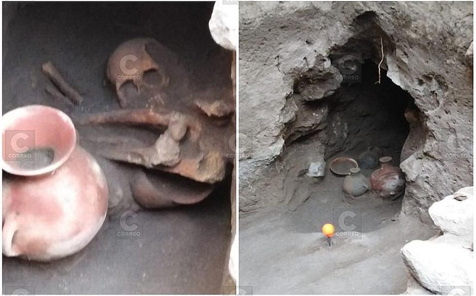 Encuentran tres momias preincas en el Centro Histórico de Arequipa (FOTOS)