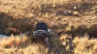 Puno: vehículo cae por barranco en Huerta Huaraya