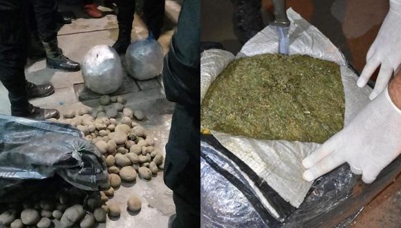 Agentes del orden intervinieron ómnibus en Sihuas y hallaron más de 80 kilos de marihuana.