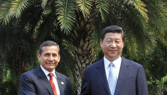 El presidente Ollanta Humala se reunió con su homólogo chino Xi Jinping en Sanya 