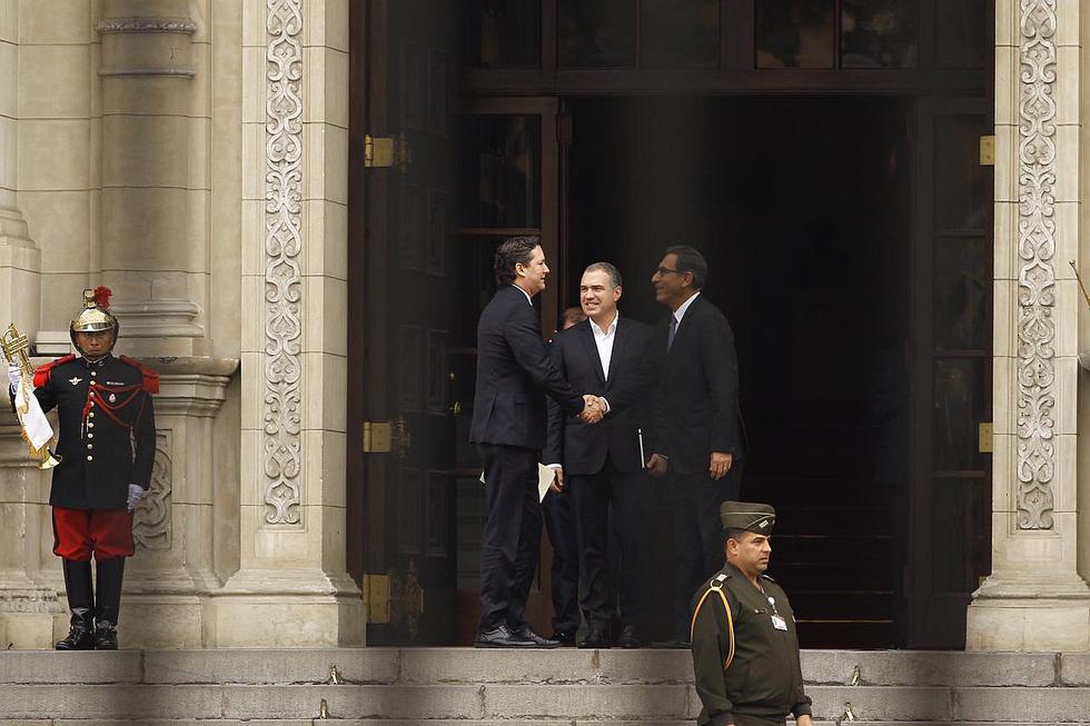 Los temas que trató Daniel Salaverry con Martín Vizcarra en Palacio de Gobierno 