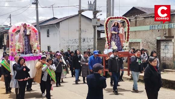 Yanacancha inició sus celebraciones en honor a la Virgen del Rosario