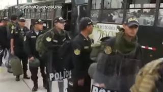 Protestas en Perú: envían contingente de dos mil policías al sur del país 