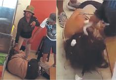 Huancayo: Le dan golpiza a mujer acusándola de “rompe hogares” y “pepera” y video se hace viral