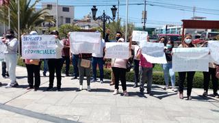 Arequipa: Padres de familia protestan para pedir mejoras en colegio de Santa Rita de Siguas