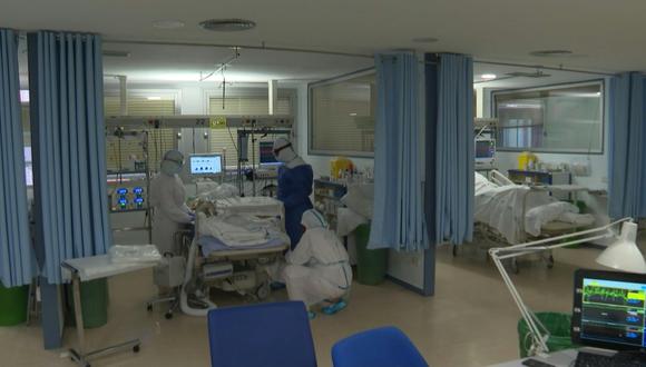 Imagen referencial de un hospital en España.  (Fuente: AFP).