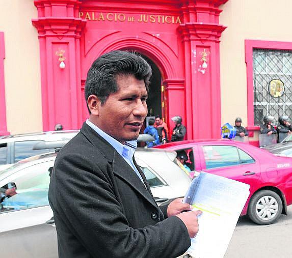 Juicio a Walter Aduviri empezará en abril del año entrante