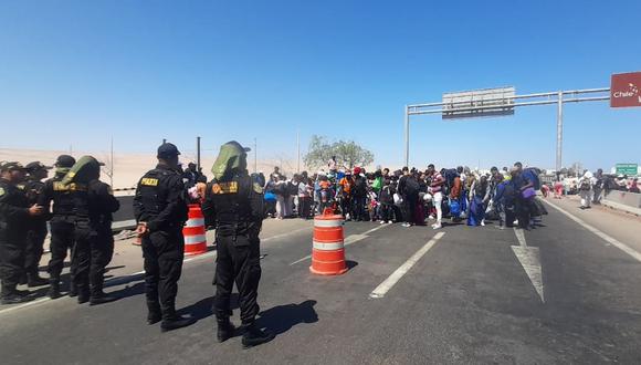 Envían policías a la frontera para controlar el ingreso de migrantes ilegales procedentes de Chile