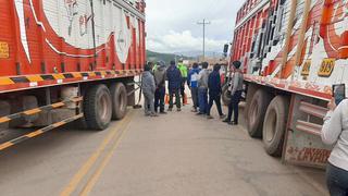 Confirman piquetes y bloqueos este martes 26 en paro de transportistas en Cusco