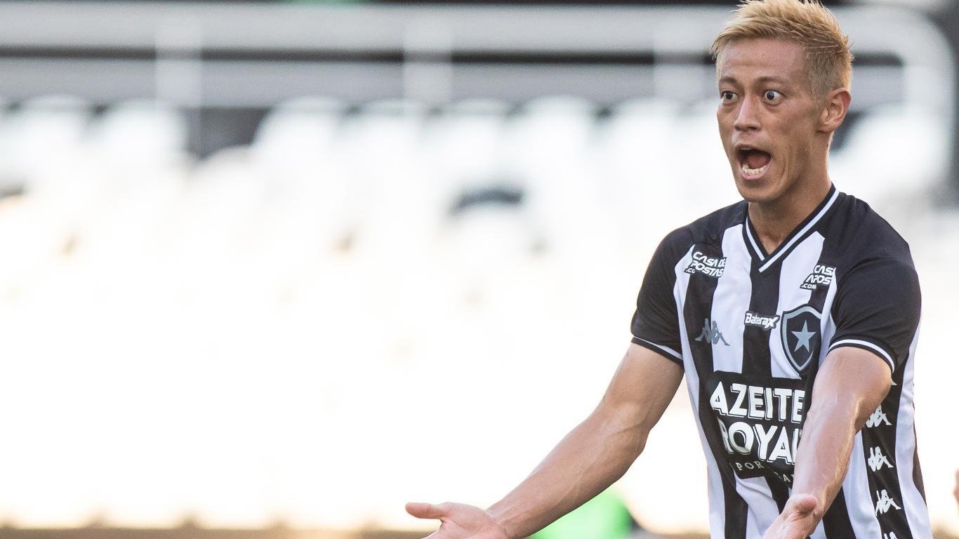 El japonés Keisuke Honda renunció al suelo de marzo, pero Botafogo no aceptó la propuesta. (Foto: AFP)