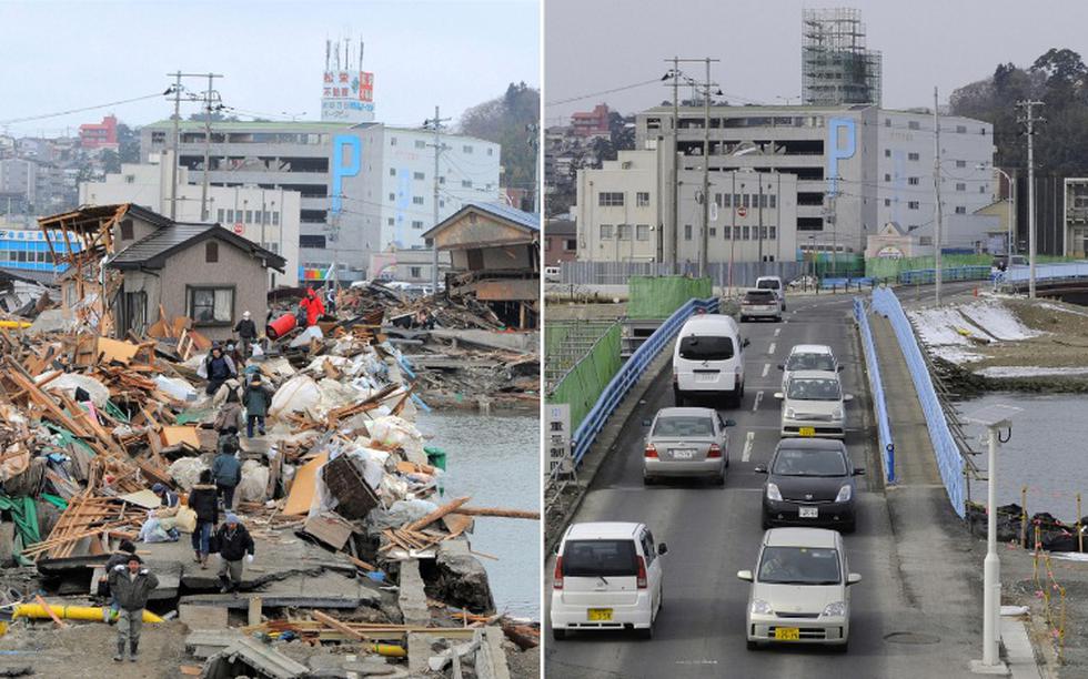 A dos años del terremoto en Japón: imágenes del antes y después