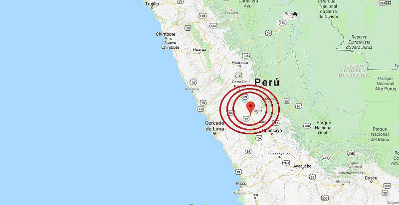 ​Junín: Sismo de 4.1 grados se registró en La Oroya