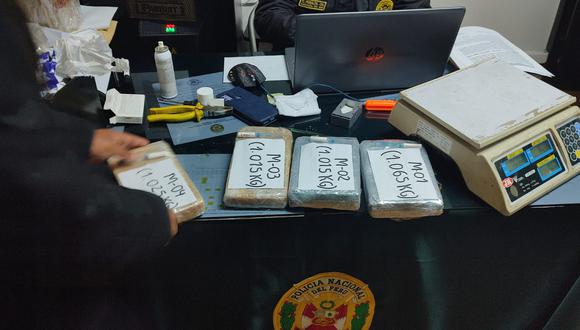Droga estaba acondicionada en paquetes tipo "ladrillo" fuertemente prensados. Se sabe que en Arica, Chile, tiene un precio más elevado que en territorio peruano. (Foto: Difusión)