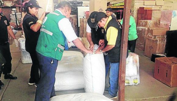 Incautan 260 kilos de palo santo en la zona industrial de Piura