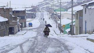 Senamhi pronostica lluvia, nieve, granizo y aguanieve en el altiplano puneño