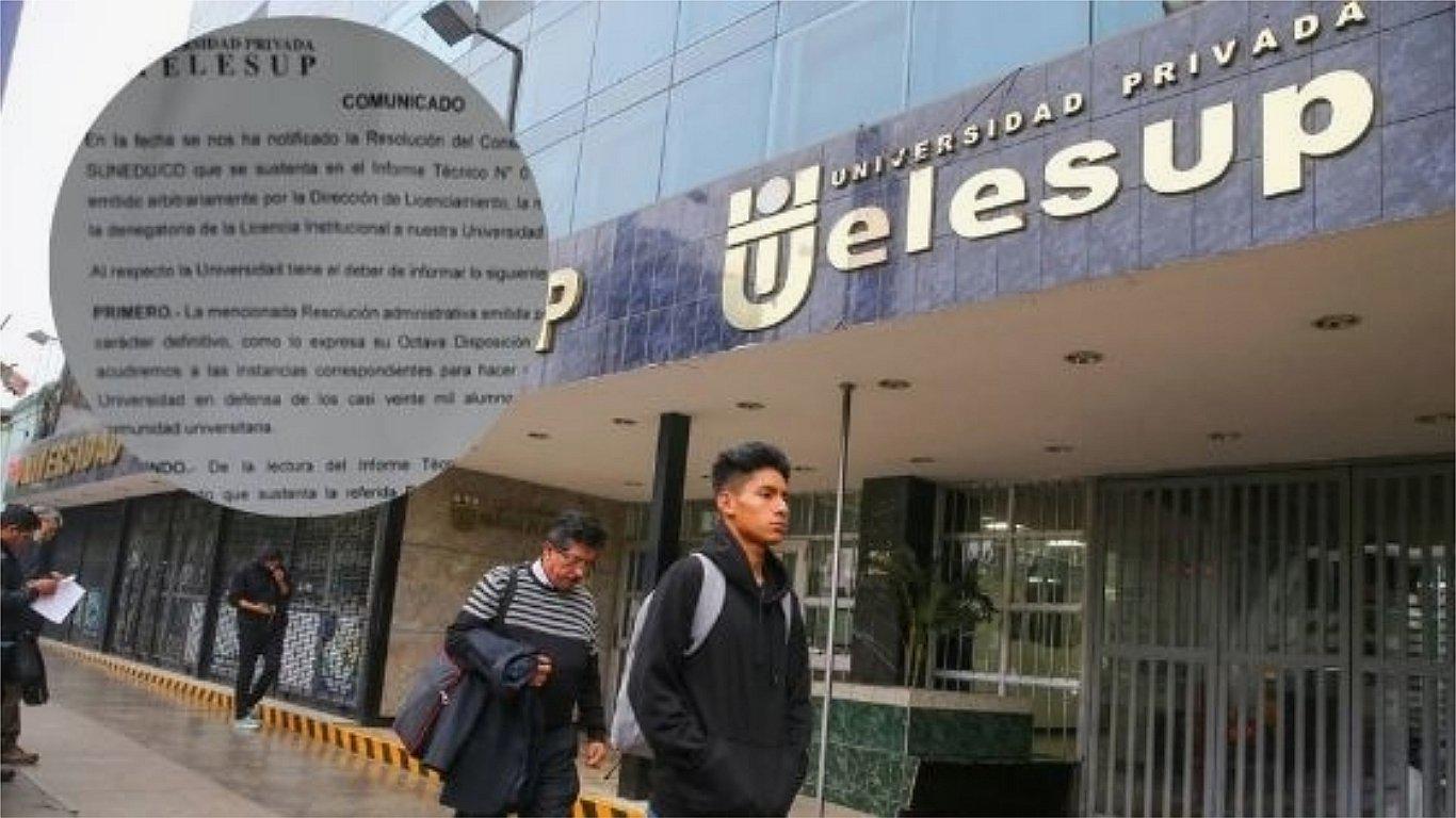 SUNEDU deniega licenciamiento institucional a la Universidad Privada Telesup (FOTOS)