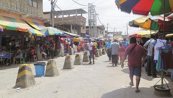 Tumbes: Este mes aumentará el comercio informal en las vías públicas del centro de abastos