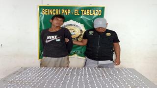 Tumbes: Agentes detienen a un joven con droga en el centro poblado Pampa Grande