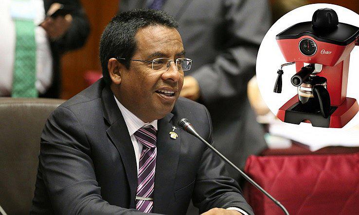 Congresista César Segura: "Incluso estoy pidiendo una cafetera"