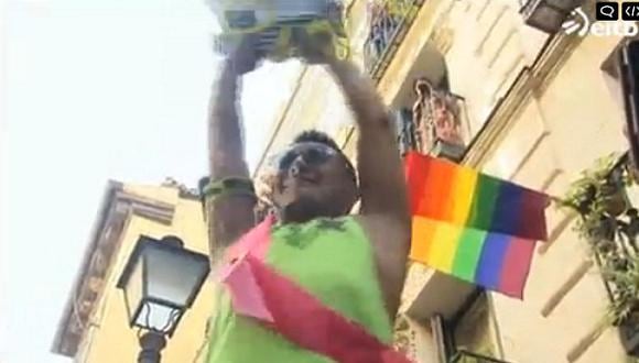 ​Orgullo gay: Peruano gana carretera de tacones en España