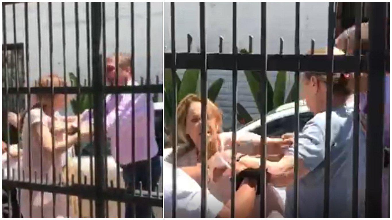 Hombre golpeó y tiró al suelo a mujer en Jesús María (VIDEO)