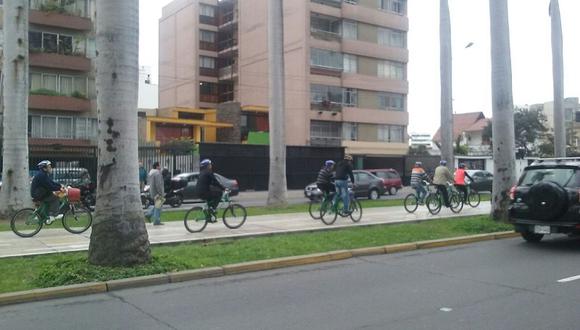 ​"Chapa tu bici": 200 trabajadores municipales fueron a laborar en bicicleta