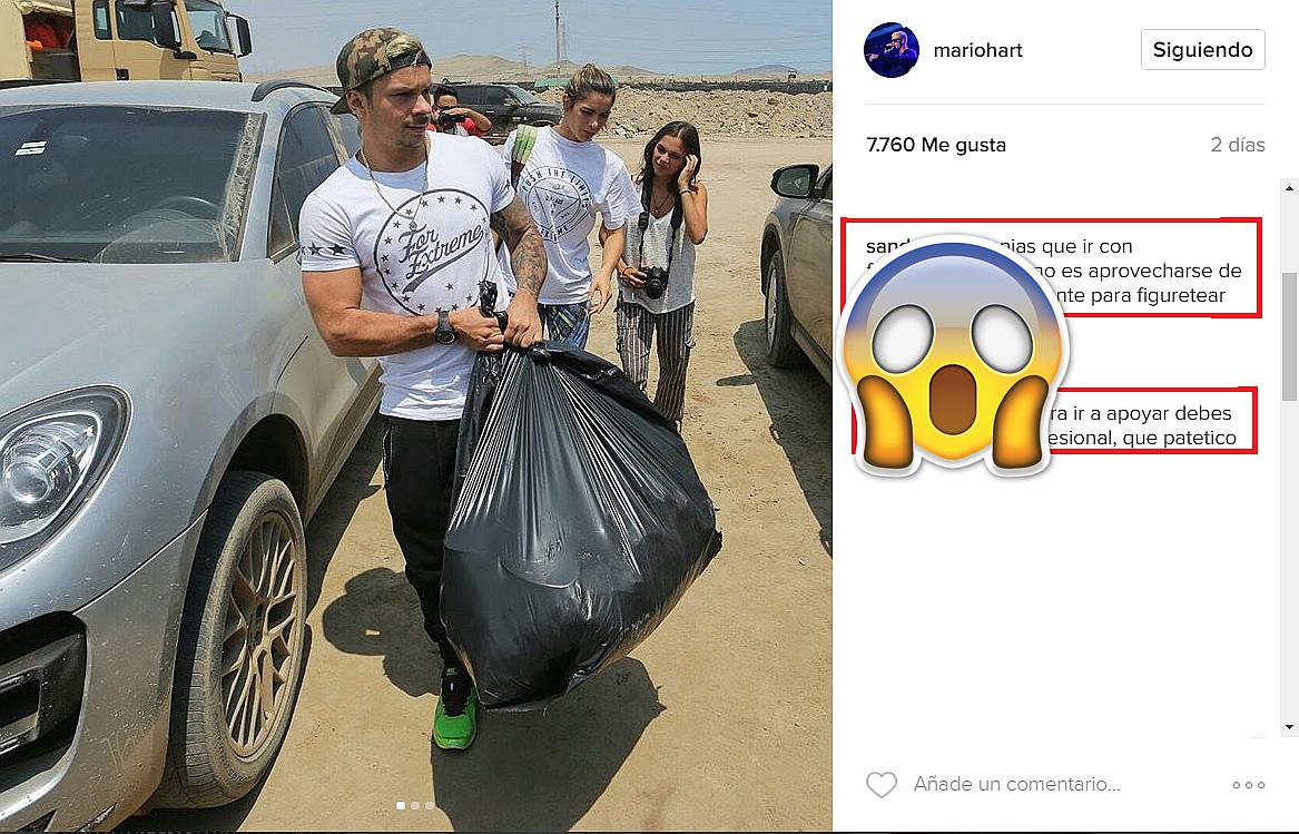 Mario Hart dona gorra a damnificados pero lo critican por este detalle (FOTO)