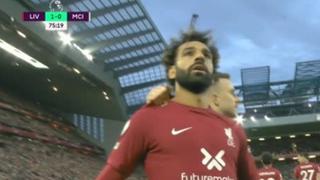 Una ‘pinturita’: Mohamed Salah anotó un golazo para el 1-0 de Liverpool sobre Manchester City