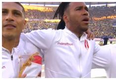 ​Perú vs Brasil: Selección peruana y su emoción al entonar el Himno Nacional (VIDEO)