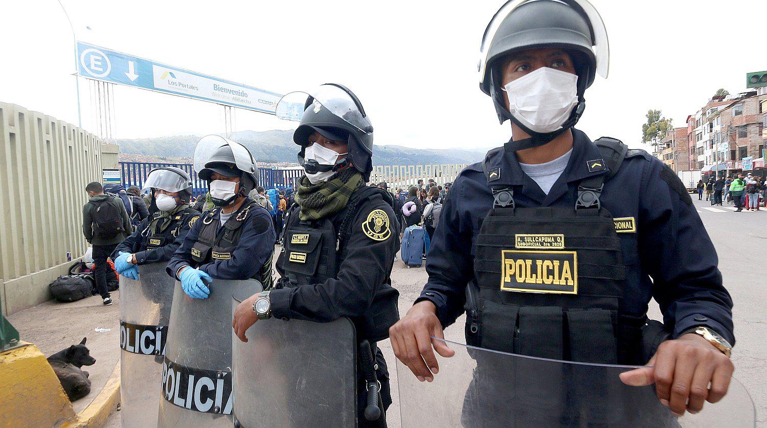   Al menos 28 policías dan positivo para coronavirus en Cusco (FOTOS)