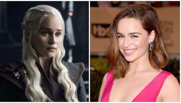 Emilia Clarke se transformó en 'Daenerys' para la última temporada de Game of Thrones (FOTO)