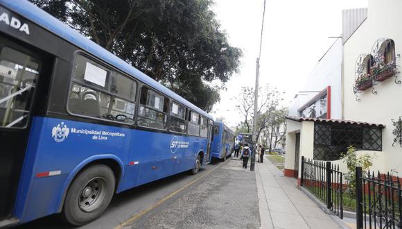 Miraflores pide retiro de paradero de los buses azules 