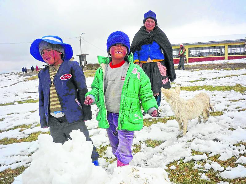 ¡Lamentable!: Helada en la región deja un niño 'muerto' 