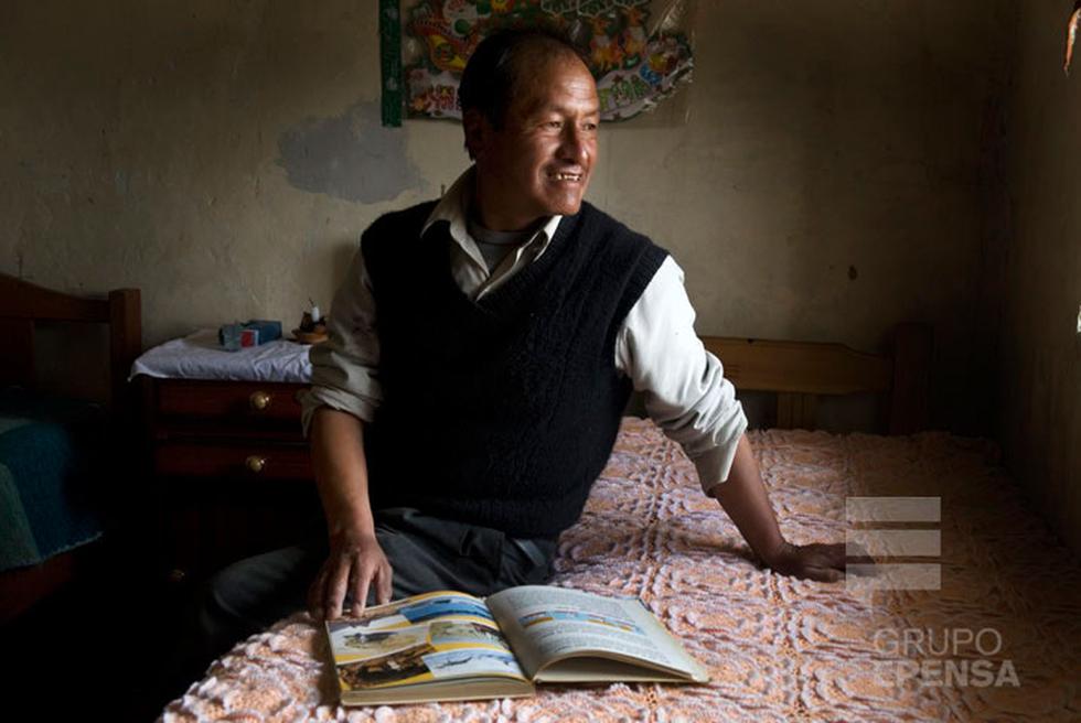 El guardián de las piedras en Cerro de Pasco 
