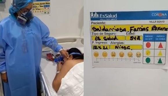 A través de un video, una licenciada en enfermería denunció que las camas UCI son ocupadas por pacientes “favoritos”. (Foto: Correo)