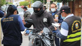 Ayacucho: detectan a conductores de motos con licencias falsificadas