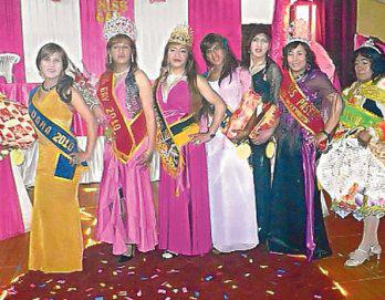 Gran éxito en Miss Gay 2010 en Cerro de Pasco