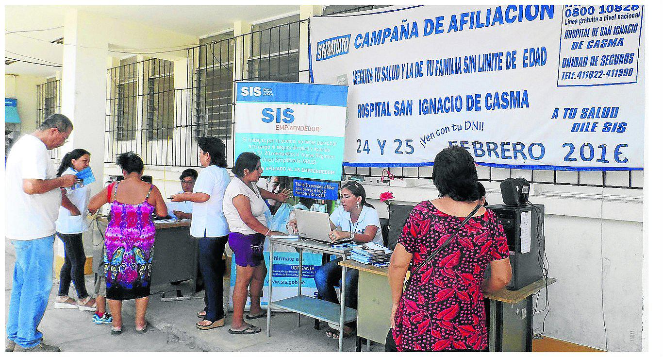 Chimbote: Presunta falsificación de firmas en trámites de afiliación al SIS