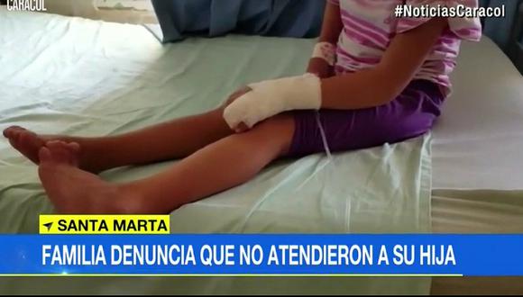 Colombia: Niña perdió dedo luego que se negaran a atenderla por ser venezolana