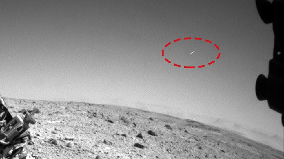 Afirman que el Curiosity captó un OVNI (FOTO)