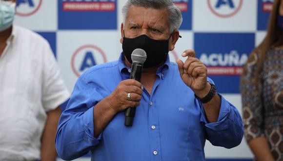 César Acuña dijo que Pedro Castillo está a tiempo de evaluar designación de Luis Barranzuela. (Foto: GEC