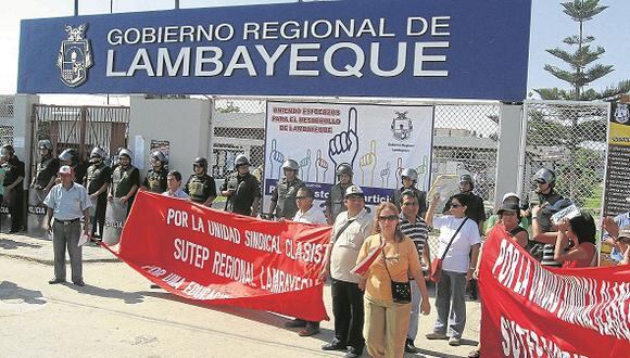 Lambayeque: Docentes del Sutep piden que gobernador regional interceda por ellos