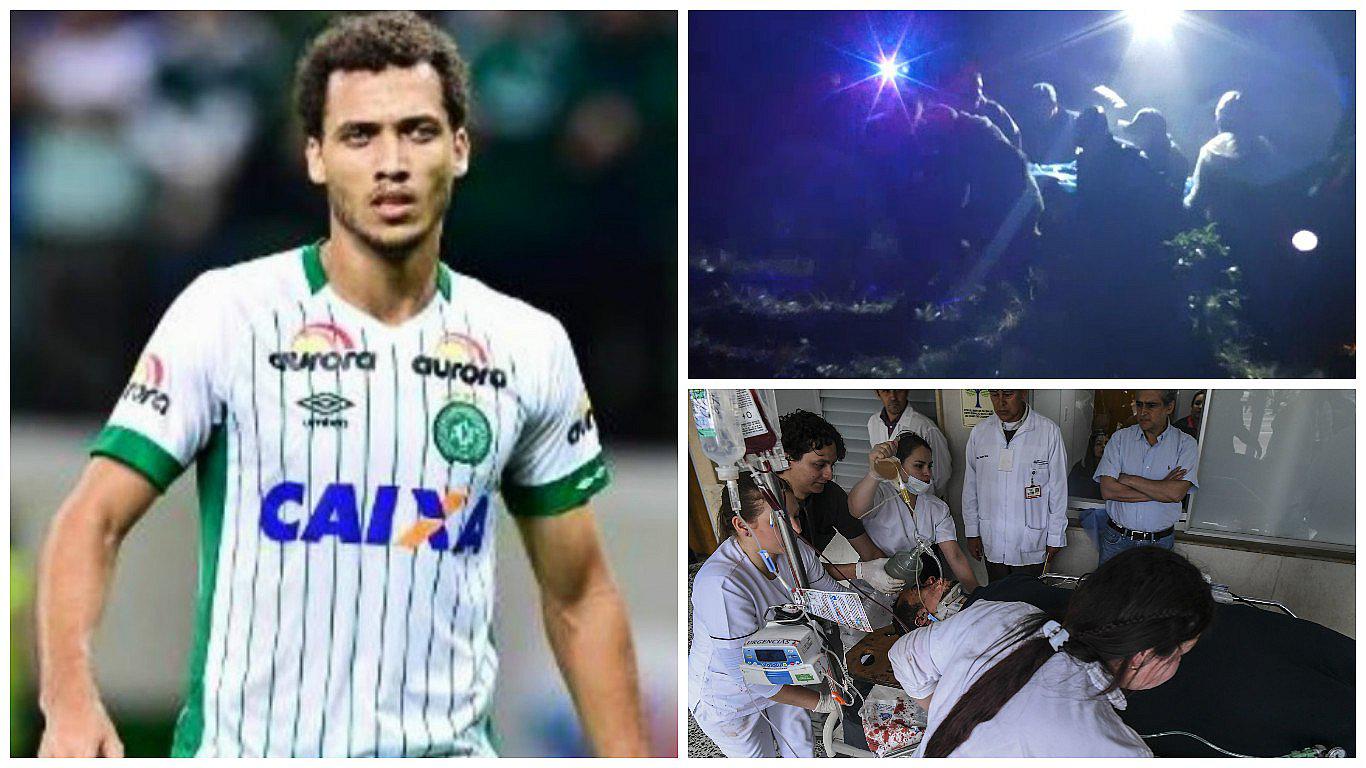 Chapecoense: Helio Neto y las dramáticas imágenes de su rescate tras accidente (VIDEO)