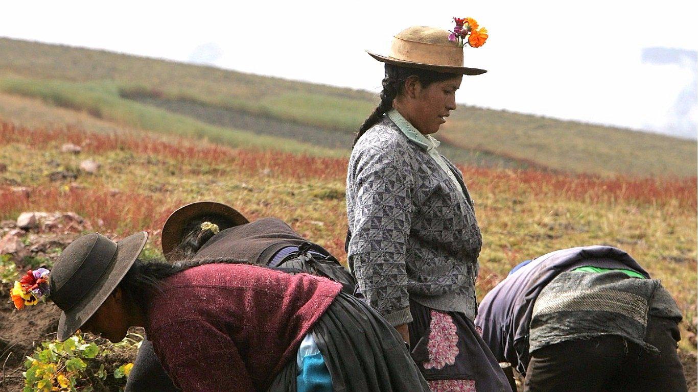 La mujer andina tiene voz, pero no voto