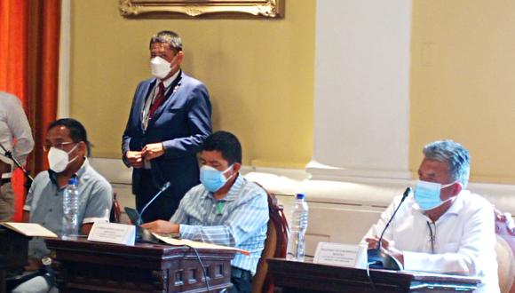 Alcalde de El Porvenir expuso ante presidente de la comisión especial multidisciplinaria de Seguridad Ciudadana del Congreso de la República.