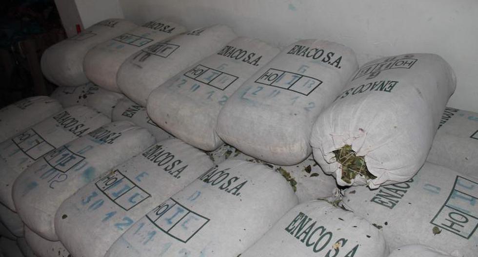 Incautan 93 kilos de hoja de coca PERU CORREO