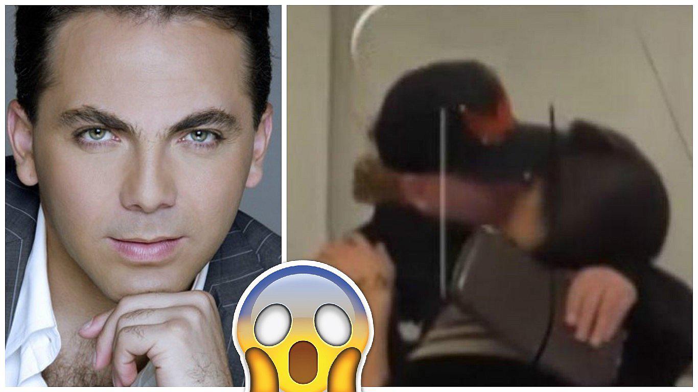 Cristian Castro protagoniza esta apasionada escena con un personaje de la farándula (VIDEOS)